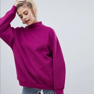 Bershka high neck oversized sweater